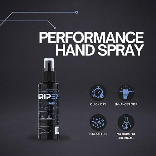 GRIPEXX Sports Hand Grip Spray (4oz)- Boost Performance, Enhance Control and Maximize Grip - for Athletes: Tennis, Football, Pole Dancing, Basketball, Baseball, Golf, etc- Natural Rosin-Based Formula thumbnail 2