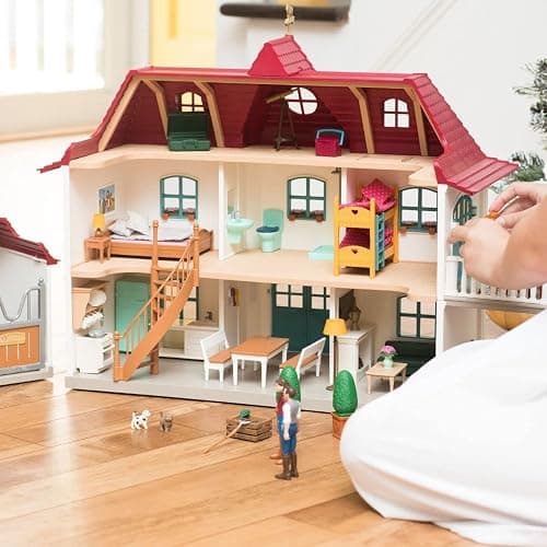 Schleich Horse Club - 192Pc Lakeside Country House And Stable | 42551 | Horse Figurine, Equestrian Toy for Girls 5+, Realistic Horse Toy, Screen-Free Imaginative Pretend Play, Party Gifts thumbnail 5