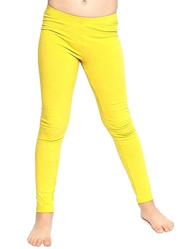 Girl's Cotton Footless Leggings by STRETCH IS COMFORT