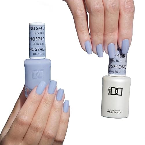 DND Gel Polish Set, Blue Collection, UV/LED GelPolish and Air Dry Nail Lacquer, Matching Chip-Free Polish Duo, 0.5 Fl Oz Each thumbnail 2