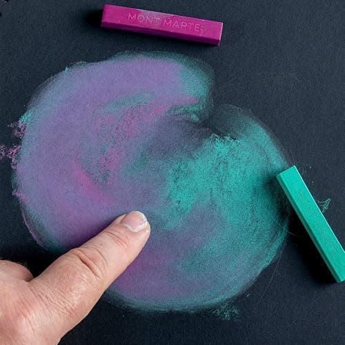 Mont Marte Soft Pastels Signature 72pc, Set of 72 Assorted Colored Pastel Sticks, Vibrant and Blendable, Ideal for Art, Craft, Drawing, Sketching thumbnail 6
