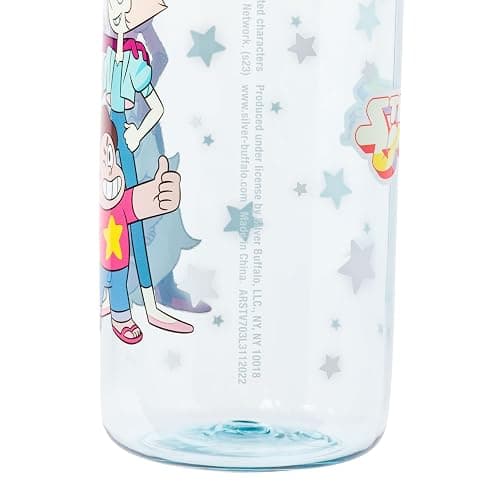 Silver Buffalo Steven Universe Featuring Garnet, Pearl, and Amethyst Water Bottle with Screw-On Lid, 28 Ounces thumbnail 9