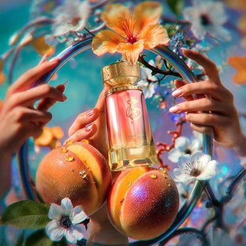 Paris Corner | Khair Peach Delulu Eau de Parfum for Women – 3.4 Fl Oz | Sophisticated Gourmand Perfume with Peach, Nectarine, Guava, Vanilla & Florals | Long Lasting Luxury Fragrance thumbnail 5