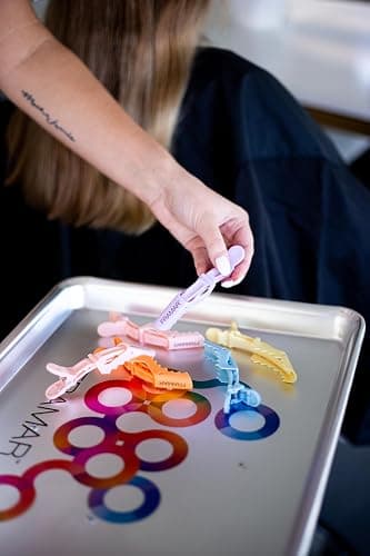 FRAMAR Pastel Alligator Hair Clips 10 Pack - Professional Styling Clips for Hair, Salon Quality Plastic Alligator Clips thumbnail 3
