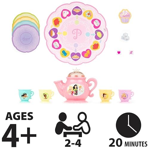 Disney Princess Treats & Sweets Party Board Game, for Kids and Families Ages 4 and up thumbnail 3
