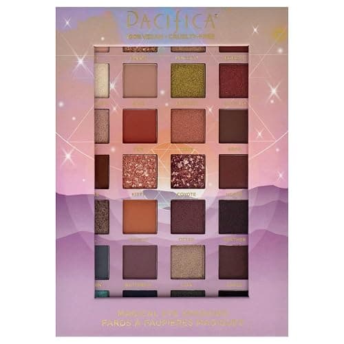 Pacifica Eyeshadow Palette – Animal Magic with Colorful Blendable Shades, Highly Pigmented Mineral Eyeshadow, Talc-Free, Vegan & Cruelty-Free, 0.89 oz (28 Shades) thumbnail 2