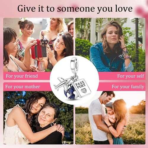 MULA Charms Anhänger Silber 925 für Armbänder, Kompatibel mit Europäischen Armbändern und Halskette für Frauen thumbnail 6