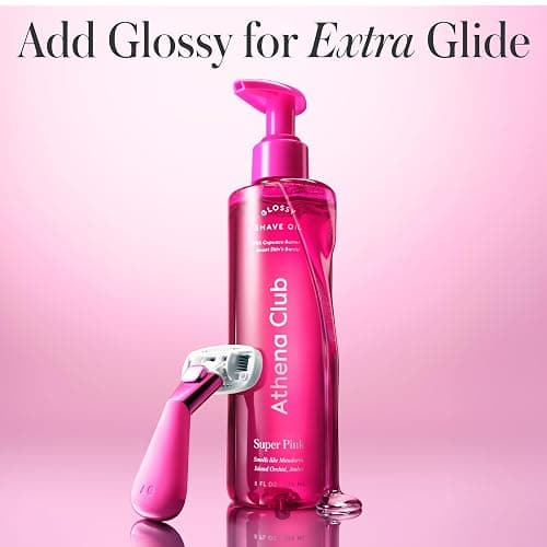 Athena Club Women's Mini Travel Razor - Trial Size - Super Pink thumbnail 9