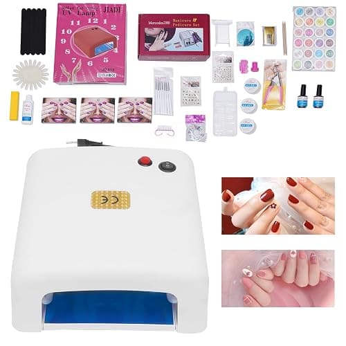 Gelnägel Starterset, Neonail Starter Set, Gelnägel Nagelstudio Set mit LED UV Lampe, Nailart & Zubehör, Gel Nägel Set , Nägel Selber Machen, Nagelset für Anfänger - Image 1