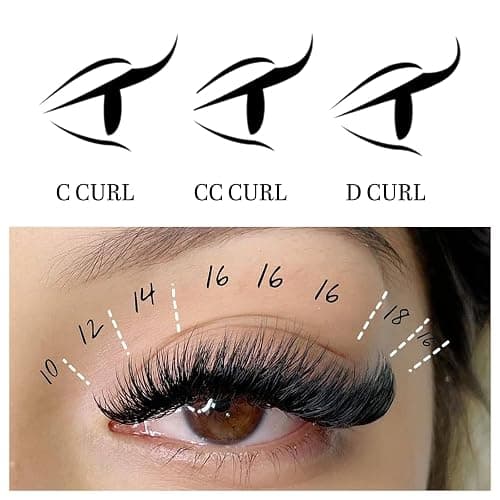 VEYES INC Easy Fan Volume Lash Extensions 03 05 07 J/B/L/C/CC/D/DD Curl 8-25mm Mixed & Single Length Tray, Matte Black Self Fanning Eyelashes, Professional Supplies for Lash Techs (0.05 D 8-16mm) thumbnail 5