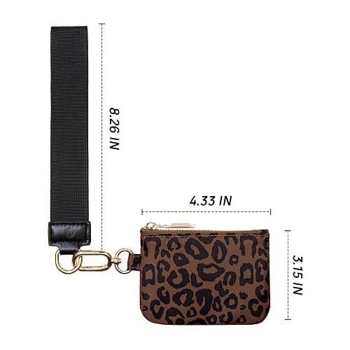 Mum's Memory Mini Zip Around Wristlet Wallet for Women Dual Pouch Wristlet Portable Wallet Coin Purse Mini Women Coin Pocket thumbnail 3