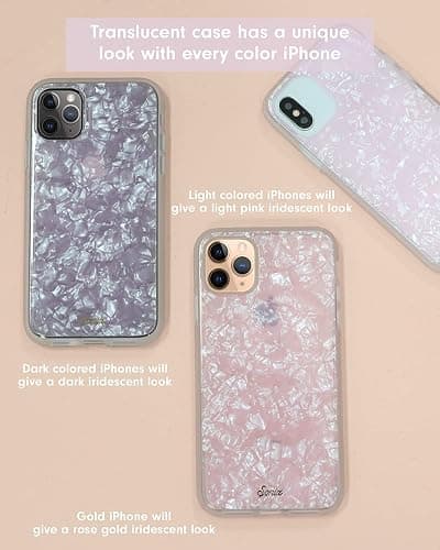 Sonix Phone Case for iPhone 13 Pro Max / 12 Pro Max | 10ft Drop Tested | Pink Tortoiseshell Print | Pink Pearl Tort thumbnail 4