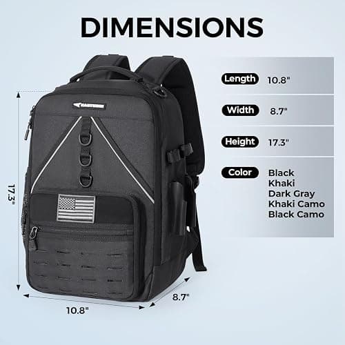 KastKing KarryAll KastMate Fishing Tackle Backpack,Water-Resistant Tackle Bag With 2 Rod Holders,Fishing Gear and Equipment With Large Gear Storage,Black thumbnail 3