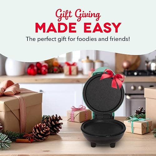 DASH Mini Maker Electric Round Griddle for Individual Pancakes, Cookies, Eggs & other on the go Breakfast, Lunch & Snacks with Indicator Light + Included Recipe Book - Pink thumbnail 6