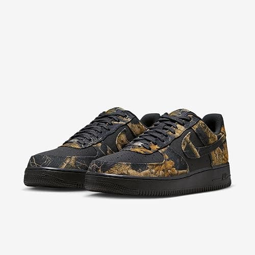 Air Force 1 '07 Realtree Men's Shoes (Off Noir/Multi-Color/Gum Yellow/Multi-Color) Size 7 thumbnail 5