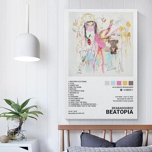 LICOME Beabadoobee Beatopia 2022 Canvas Poster Wall Decorative Art Painting Living Room Bedroom Decoration Gift Unframe-style12x18inch(30x45cm) thumbnail 4