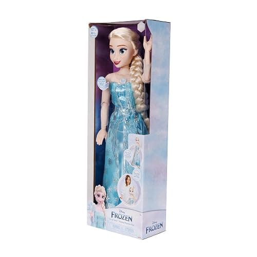 Disney Frozen Elsa Doll, 100 Ice Powers, Light Up & Music Sounds, Stands 32 Inches Tall, Sings 'Let It Go', Great for Girls thumbnail 9
