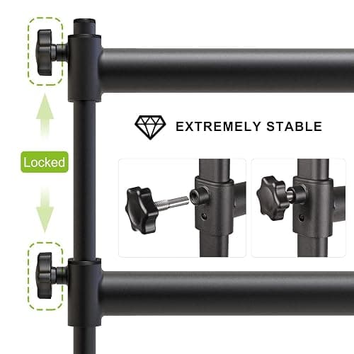 SELEWARE Height Adjustable Ballet Barre Freestanding Ballet Bar Heavy Duty Dance Bar Support Barre Movements Body Stretch Pull-ups, Sturdy Construction Never Fall Apart, Anti-Slip thumbnail 2