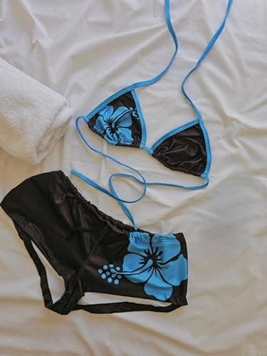 2 Piece Y2k Halter Bikini Sets Women Sexy Swimsuit Beach Sets Cute Summer Going Out Outfits 2025 Vacation 2000s thumbnail 5