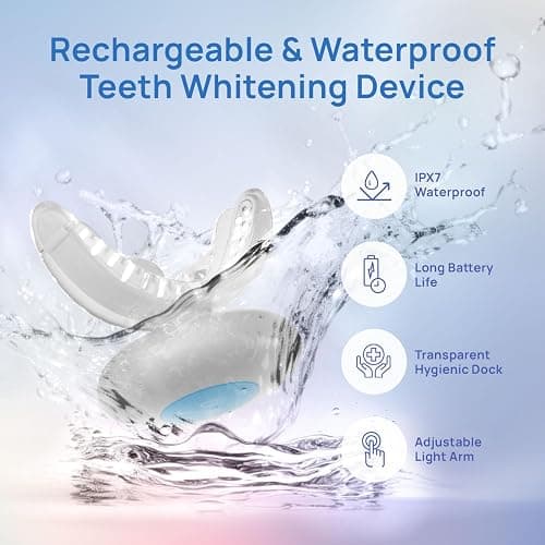 Whitebite Pro Vertical Dual LED Teeth Whitening Kit with Charging Dock – Professional at-Home Dental Whitening Machine with Pens, Tooth Stain Remover for Sensitive Teeth, Travel-Friendly Oral Hygiene thumbnail 3
