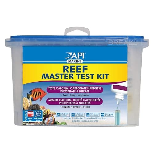 API REEF MASTER TEST KIT Reef Aquarium Water Test Kit 1-Count - Image 1