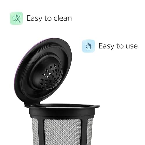 4 Black Reusable K Cups for Keurig Coffee Makers - BPA Free Refillable Kcups Coffee Filters for 1.0 and 2.0 Keurig Brewers thumbnail 4