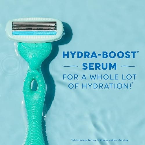 Schick Hydro Silk Ultra Sensitive Razor for Women | Womens Razor for Sensitive Skin, 5 Blade Razors for Women, Womens Razors for Shaving, Includes 1 Handle & 5 Refills thumbnail 2