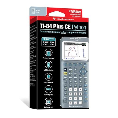 TI-84 Plus CE Graphing Calculator, Fractal Frost thumbnail 9