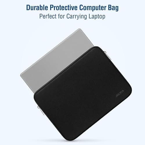 MOSISO Laptop Case 13.3 inch, 13-13.3 inch Laptop Sleeve with Small Case | Compatible with MacBook Air/Pro 13/Pro 14 M5 M4 M3 M2 M1, HP Dell ASUS Lenovo, Neoprene Computer Sleeve Bag, Black thumbnail 8