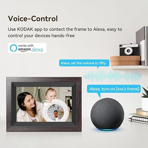 KODAK 10.1 Inch WiFi Digital Picture Frame with 32GB Storage, Electronic Smart Digital Photo Frame 1280x800 IPS Touch Screen, Auto-Rotate, Share Moments Instantly Gifts for Women Mothers Day Christmas thumbnail 7