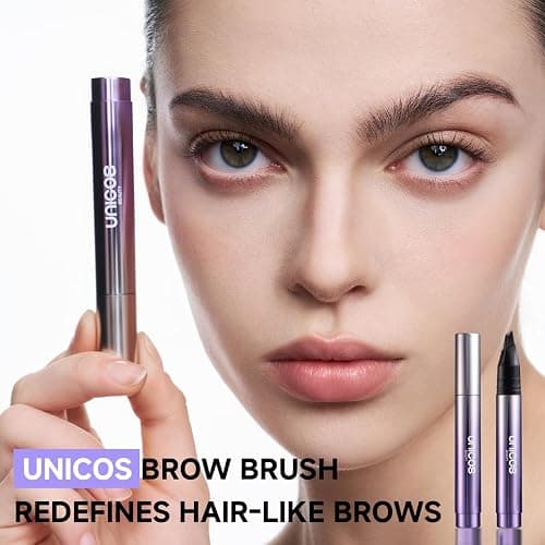 Unicos Eyebrow Pen, Angled Brow Brush, Eyebrow Pencils for Women, Natural Brow Pen, Hair-Like Strokes, 24hrs Long-Lasting, Waterproof, Smudge-Proof, Easy to Use, Multiple Uses, Gifts for Her, Coconut thumbnail 2