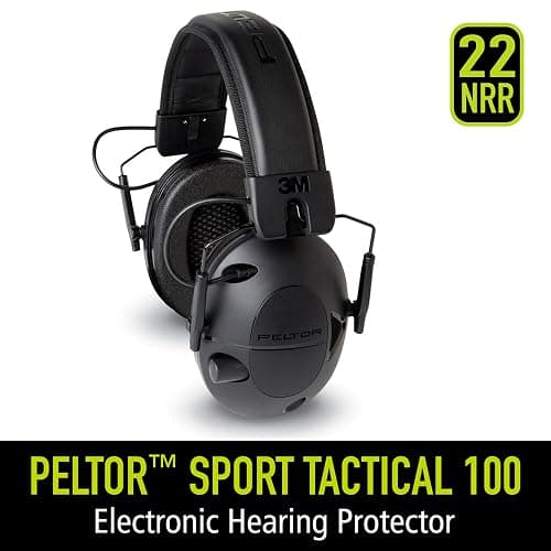 Peltor Sport Tactical 100 Electronic Hearing Protector, Ear Protection, NRR 22 dB, Ideal for the Range, Shooting and Hunting, TAC100-OTH thumbnail 3