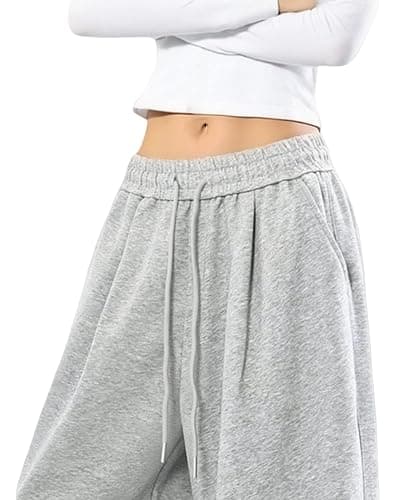 LuminBlaze Women Baggy Sweatpants Wide Leg Lounge Pants Comfy Joggers Fall Winter Outfits 2025 thumbnail 6
