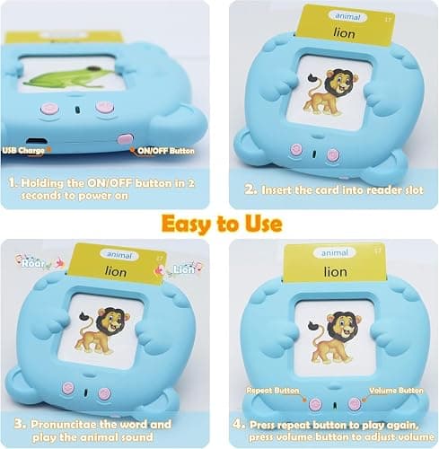 MAYAPHILOS 510 Sight Words Brazilian Portuguese and English Talking Flash Cards, Learn Portuguese for Kids Portuguese Language Learning Speech Therapy Toys for Toddlers thumbnail 6