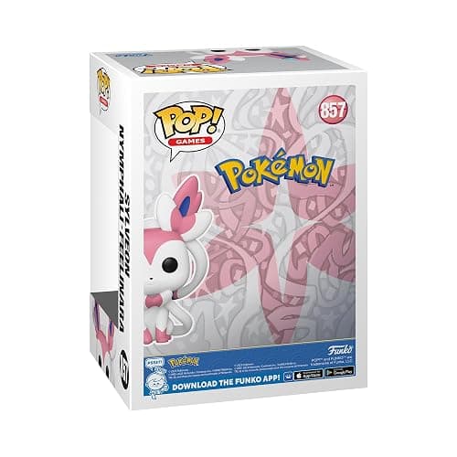 Funko Pop! Games: Pokemon - Sylveon - Figura in Vinile da Collezione - Idea Regalo - Merchandising Ufficiale - Giocattoli per Bambini e Adulti - Video Games Fans - Figura per i Collezionisti thumbnail 3