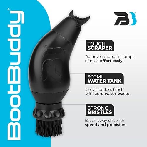 BootBuddy Shoe & Boot Cleaner Brush – Footwear Cleaning Kit for Running and Walking Shoes, Hiking Boots, Golf Shoes & Soccer Cleats – Cleans Mud, Dirt & Stains in Minutes, As Seen on Dragons’ Den thumbnail 3