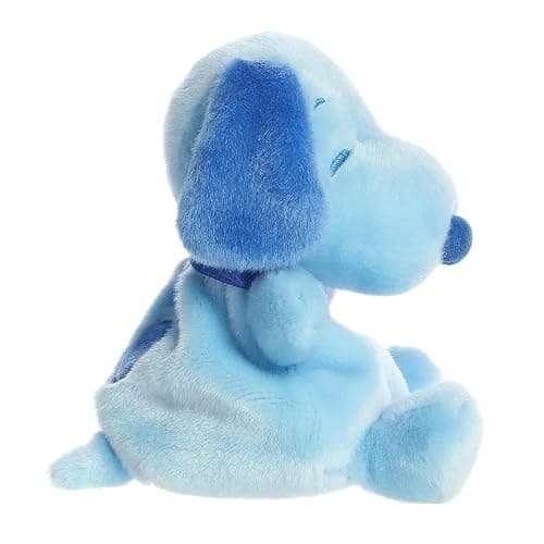 Aurora Peanuts 5" Blue Snoopy Color Collection Palm Pals Plush | Character-accurate styling with soft huggable appeal for fans of all ages thumbnail 3