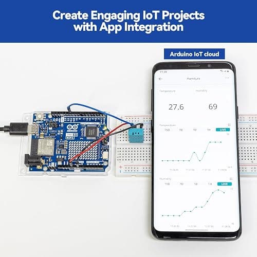 SunFounder Elite Explorer Kit with Original Arduino Uno R4 WiFi, RoHS Compliant, Bluetooth IoT ESP32 IIC LCD1602 OLED, Super Starter Kit, Online Tutorials & Video Courses for Beginners & Engineers thumbnail 6