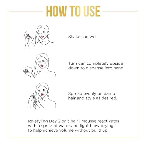 Pantene Pro-V Volume & Body Mousse, 187 g thumbnail 4