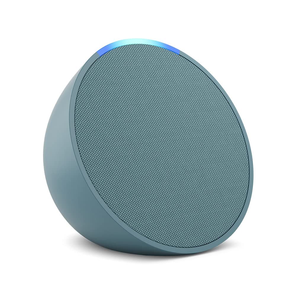 Echo Pop | Full sound compact Wi-Fi and Bluetooth smart speaker with Alexa | Midnight Teal - Midnight Teal thumbnail 2