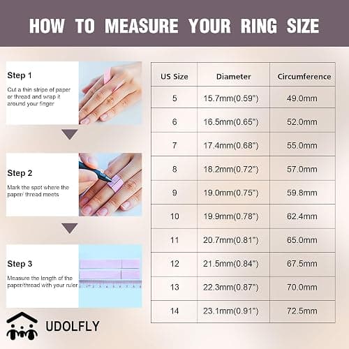Udolfly Mens Fidget Rings Anxiety Spinner Rings for Men Classic Chain Rings for Women Adults Titanium Steel Ring thumbnail 7