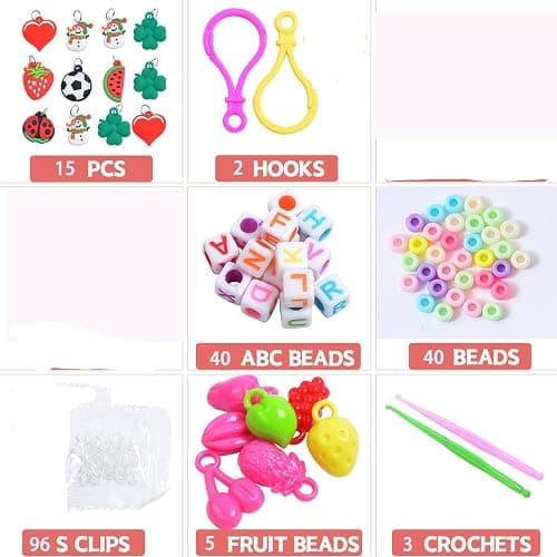 JIYAKO 2500+ Rubber Band Bracelet Kit, Loom Bracelet Making Kit for Kids, Rubber Bands Refill Loom Set, Loom Bands Kit,Friendship Bracelet Birthday Gift Kits thumbnail 2