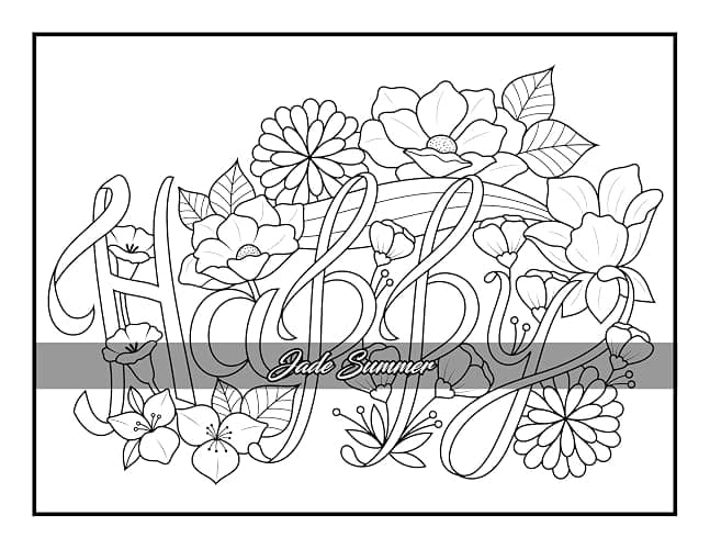 100 Flowers: An Adult Coloring Book with Bouquets, Wreaths, Swirls, Patterns, Decorations, Inspirational Designs, and Much More! thumbnail 83