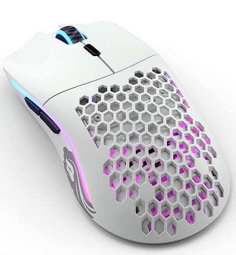 GLORIOUS Model O Wireless Gaming Mouse - Superlight, 69g Honeycomb Design, RGB, Ambidextrous, Lag Free 2.4GHz Wireless, Up to 71 Hours Battery - Matte White thumbnail 9