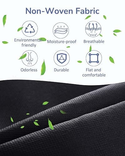 ULG 1 Pack Over Door Organizer with 5 Large Pockets 10 Mesh Side Pockets, 44 lbs Weight Capacity Hanging Storage Organizer with Clear Window Kids Toys, Shoes, Diapers, Dark Grey, 5 Layers thumbnail 8