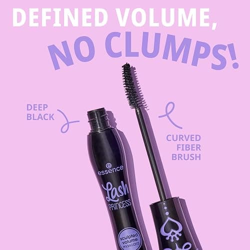 essence Lash Princess Sculpted Volume Mascara, Black (Pack of 1) | Sculpts & Defines Lashes, Volumizing, Long-Lasting, No Flaking or Smudging, Vegan & Cruelty Free, Paraben Free thumbnail 10