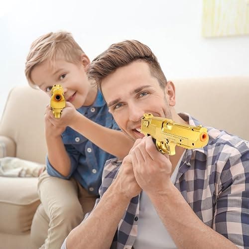 Toy Gun with Soft Bullets, Toy Pistol with 32Pcs Jump Ejecting Mag, 40 Pcs EVA Darts Toys Foam Blaster, Gifts for Boys Kids and Girls Ages 14+ thumbnail 2