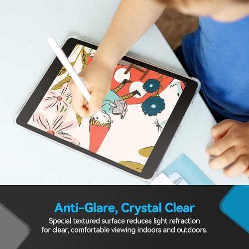 Penstudio Paper-Feel Screen Protector for iPad Air M2 11 Inch, Anti-Glare Matte PET Film for Drawing & Note-Taking, Paper-like Texture, Anti-Fingerprint, Fast Response,iPad Air M2 11 Inch Accessories thumbnail 3