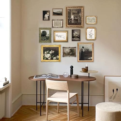 KBKBART Vintage Wall Art Prints, French Country Wall Decor Retro Countryside Landscape Canvas Painting, Classical Vintage Prints, Rustic Farmhouse Wall Art for Bathroom, Bedroom Living Room-UNFRAMED thumbnail 2
