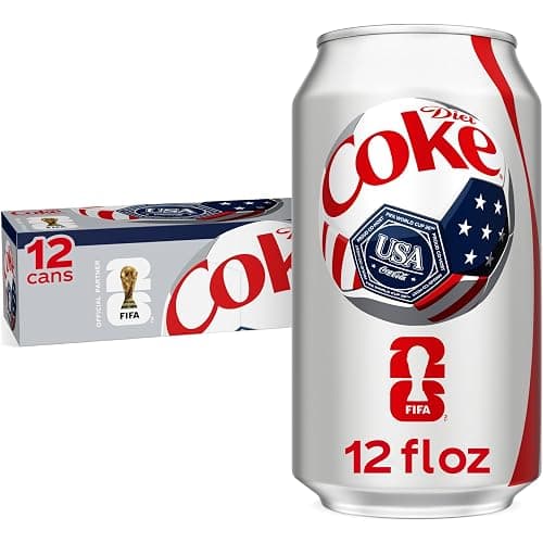 Diet Coke Soda Soft Drink Cans, 12 fl oz, 12 Pack - Image 1